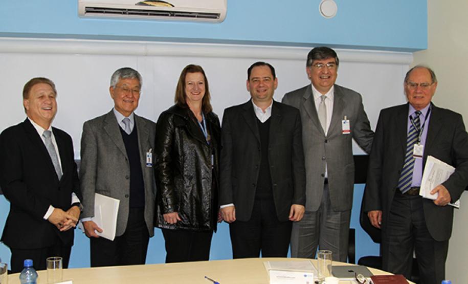 Conselho de Administração Jacson Carvalho Leite, Cassio Taniguchi, Tânia Volkmann, Edson Casagrande, Amauri Escudero Martins e Lucio Alberto Hansel