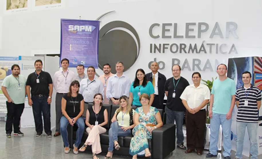 Equipe responsável pelo desenvolvimento do SAPM,  Flavio das Chagas Prodossimo, Henrique Salatino Miorelli, Edgar Leandro Machoski, Cristiano Precoma, Paulo Alcion de Oliveira, Marlon da Cruz Volz, Carlos Gomes Pessoa, Adão Antonio Pedroso, Cristina Viomar, 
Paulo Eduardo Schmitz da Silva, Douglas Jose Peixoto Azevedo, Joel Ferreira, Bruno Vida Almeida, Giovana Weihermann Vida, Juliana Wosniak de Morais, Debora Lini Romao Morais e Luciana Aparecida Antunes Becker