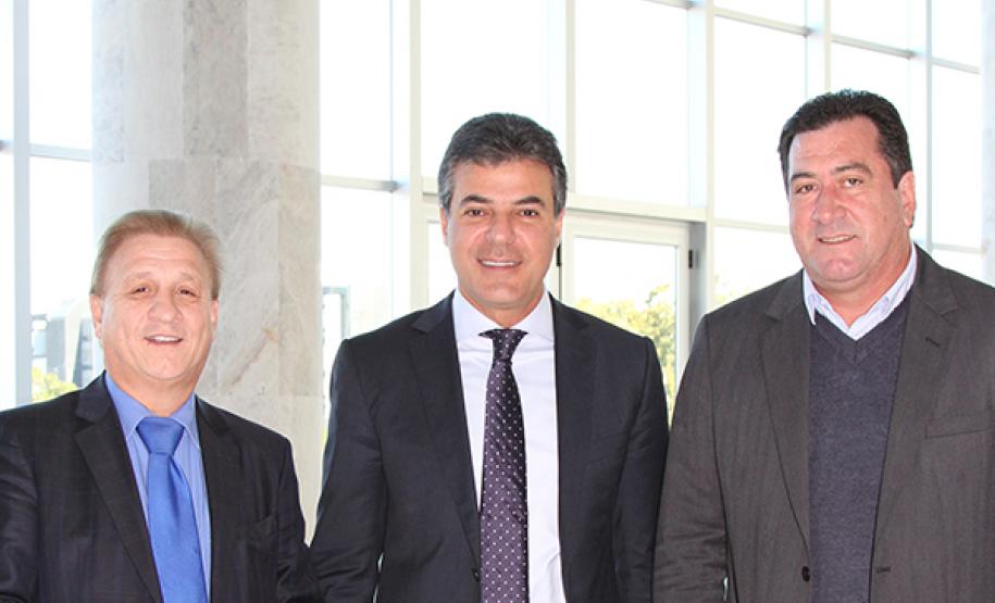 Jacson Carvalho Leite, Beto Richa e Luiz Tarcísio Mossato Pinto