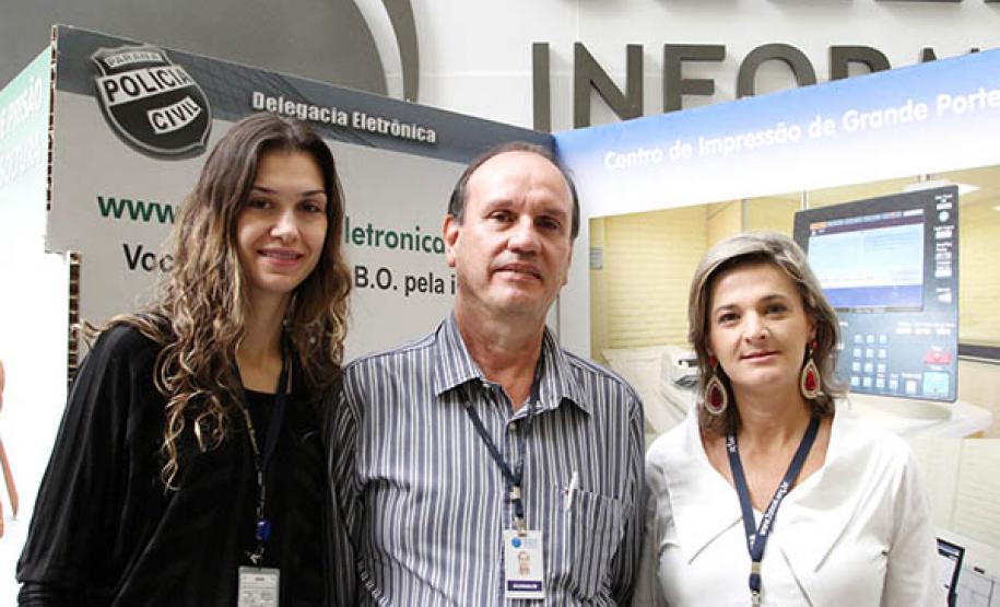 Instituto de Identificação amplia sistema informatizado em 20 postos regionais Equipe da Celepar responsável pelo Instituto de Identificação: Cristiane Laureano, Ricardo Guiraud e Débora Ruedell