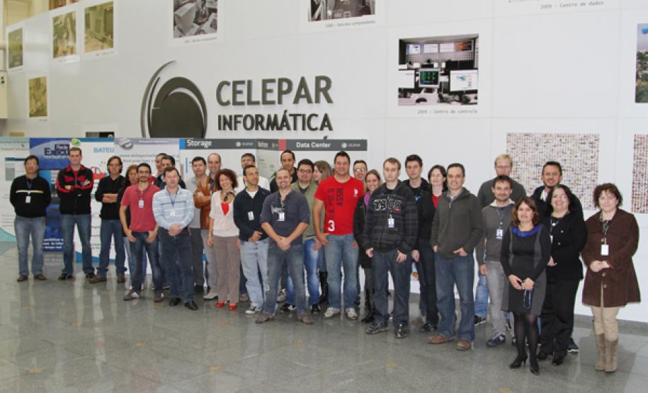 Equipe da Celepar responsável pelo desenvolvimento do sistema para Gestão de Infrações de Trânsito