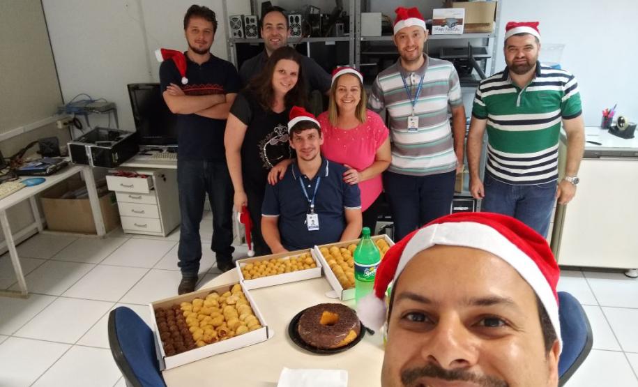 Confraternização de final de ano na Celepar
