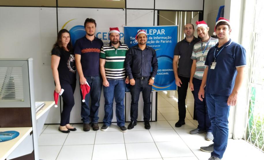 Confraternização de final de ano na Celepar