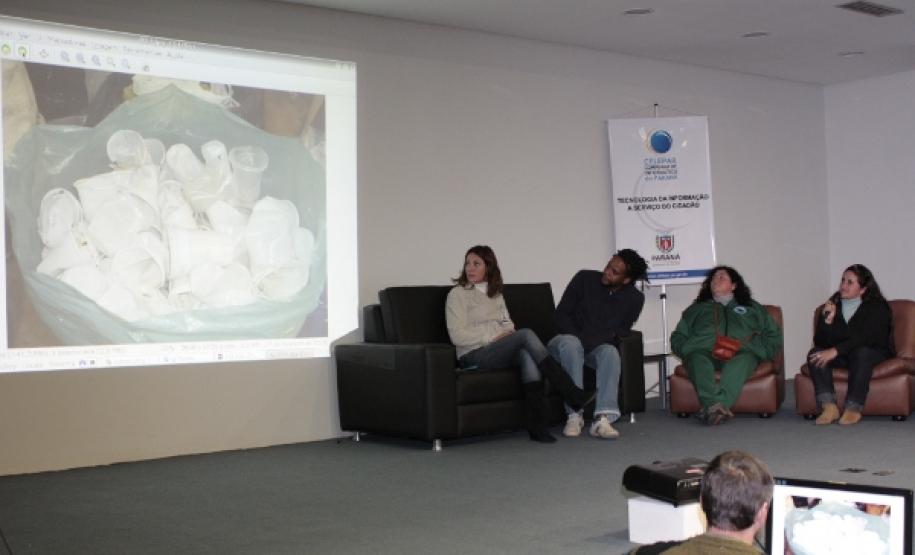 Os participantes do painel foram unânimes quanto a importância da reciclagem do lixo