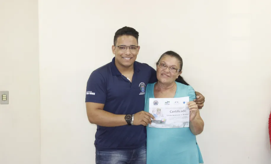 Cerimônia de Entrega dos Certificados da Inclusão do Idoso em Maria Helena