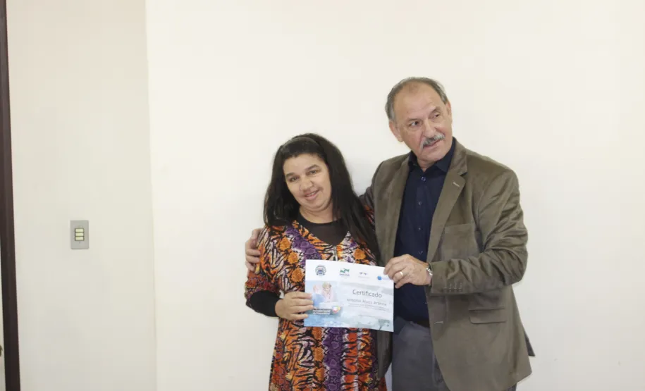 Cerimônia de Entrega dos Certificados da Inclusão do Idoso em Maria Helena