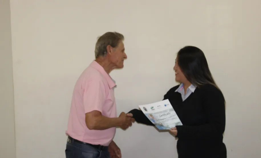 Cerimônia de Entrega dos Certificados da Inclusão do Idoso em Maria Helena