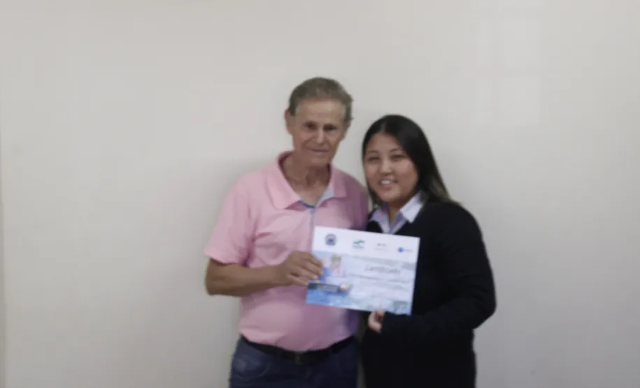 Cerimônia de Entrega dos Certificados da Inclusão do Idoso em Maria Helena