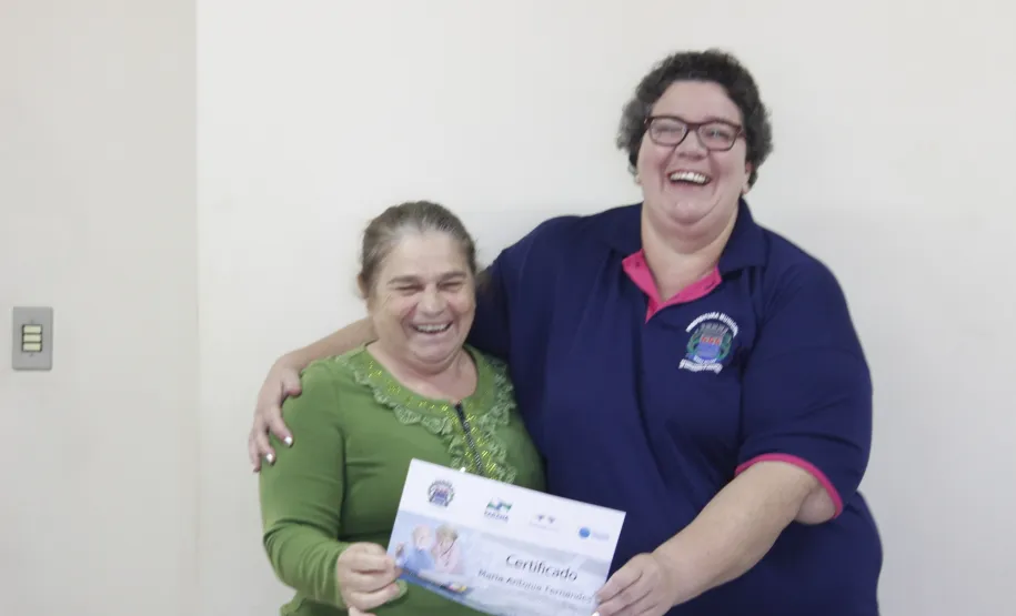 Cerimônia de Entrega dos Certificados da Inclusão do Idoso em Maria Helena