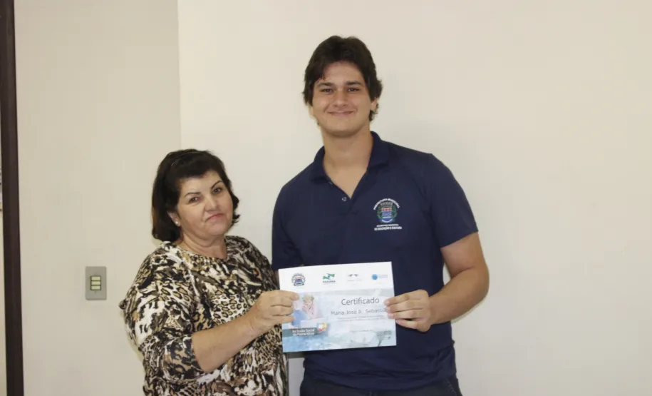 Cerimônia de Entrega dos Certificados da Inclusão do Idoso em Maria Helena