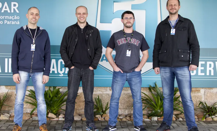 Jônathas Moura, Fábio Silva, Alexandre Pereira e Ladislau Krokosz