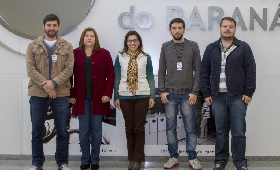Equipe responsável pelo desenvolvimento da solução: João Alfredo Knopik Junior, Dulci Leia Ribeiro, Joice Gomes, Evandro Kondrat e Luis Alberto Paiva