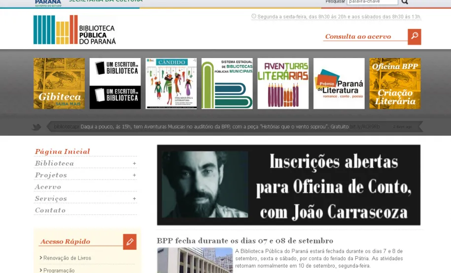 Celepar desenvolve site em comemoração à Semana da Pátria BPP
