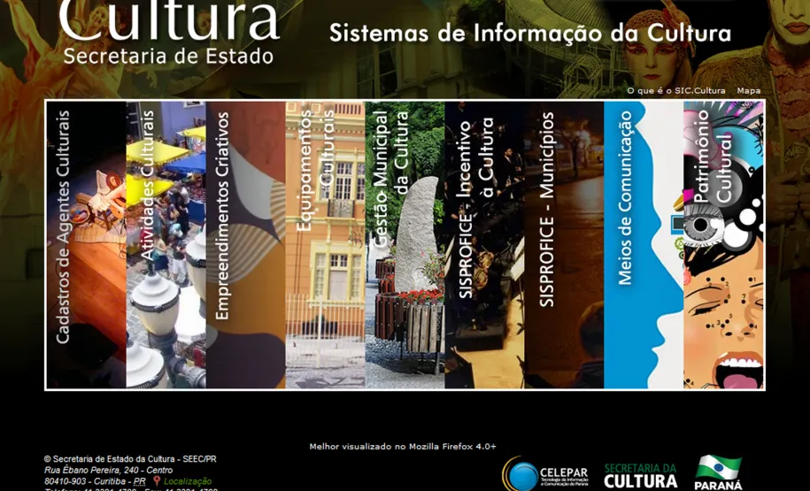 Celepar desenvolve portal que disponibiliza informações culturais do Estado