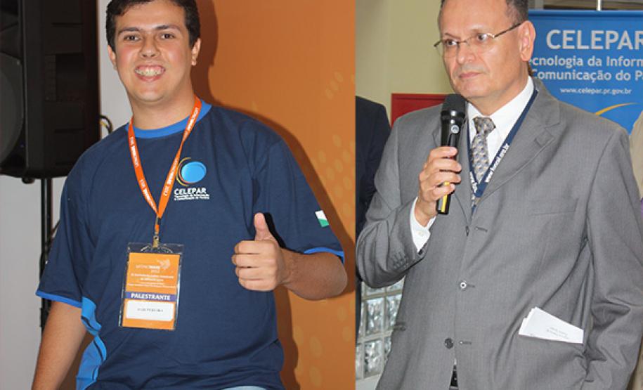 Jair Pereira e Danilo Scalet representaram a Celepar na 13ª Wireless Mundi