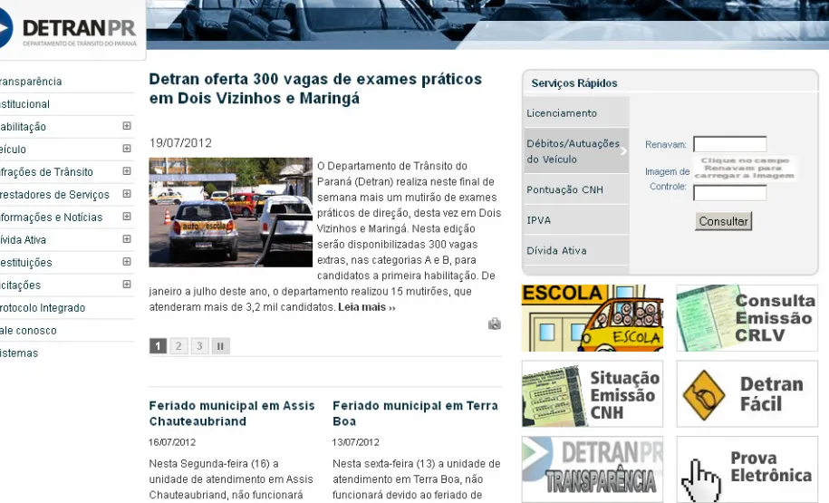 Detran libera consulta de transporte escolar pela internet