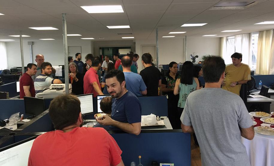 Confraternização de final de ano na Celepar