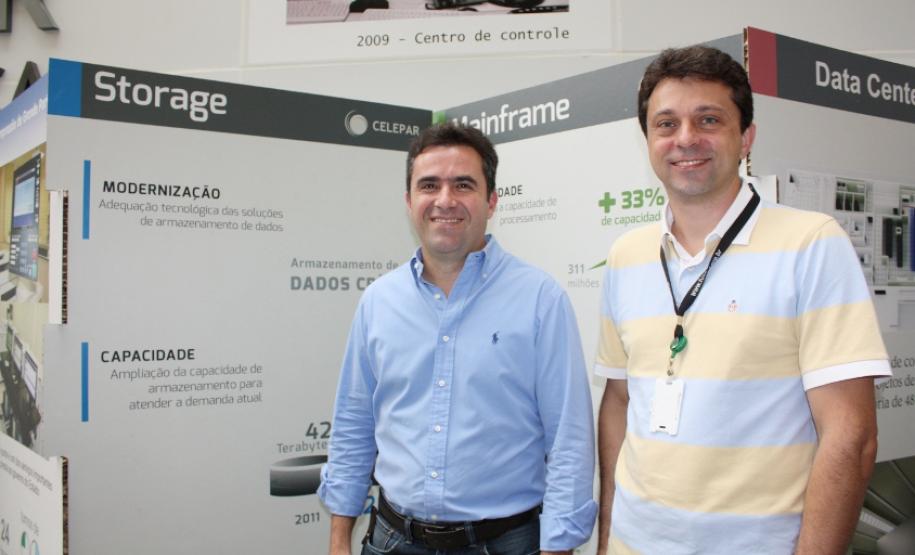 Os aniversariantes, Carvilhe e Viani (a partir da esq.)