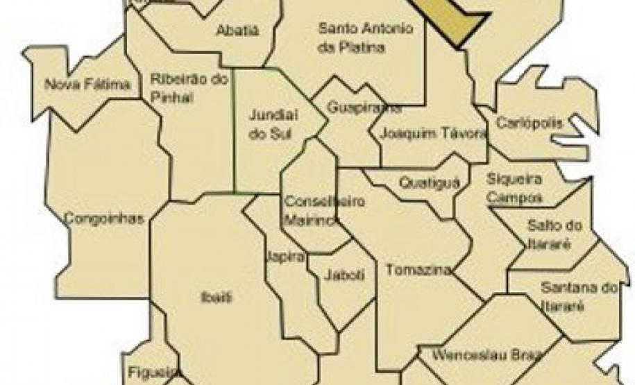 O núcleo regional de Jacarezinho atende 32 municípios