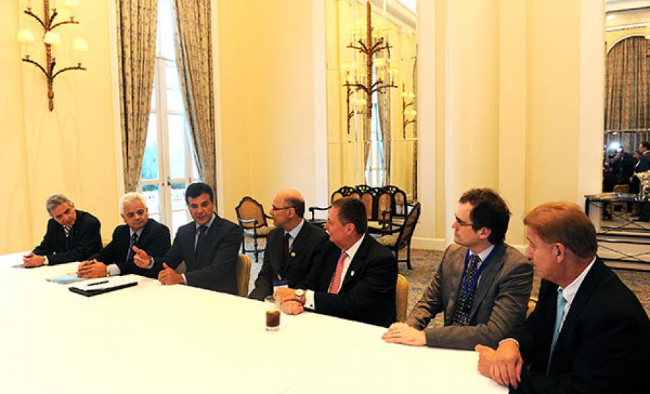 Presidente da Microsoft Brasil, Michel Levy, Presidente da Microsoft LAtino Americana, Hernan Rincon, Secretário de Ciência e Tecnologia, Alipio Leal, Diretor-Presidente da Tecpar, Júlio Felix, Presidente da Celepar, Jacson Carvalho Leite e demais autoridades.Rio de Janeiro