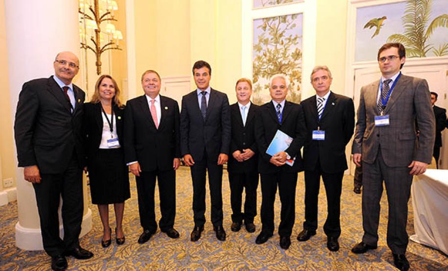 Presidente da Microsoft Brasil, Michel Levy, Presidente da Microsoft LAtino Americana, Hernan Rincon, Secretário de Ciência e Tecnologia, Alipio Leal, Diretor-Presidente da Tecpar, Júlio Felix, Presidente da Celepar, Jacson Carvalho Leite e demais autoridades.Rio de Janeiro