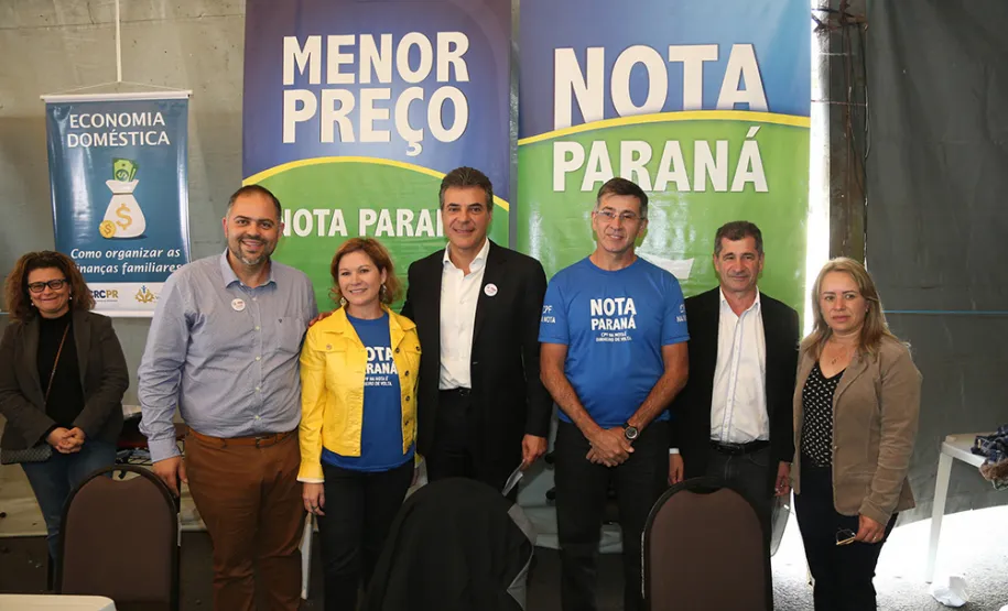Governador Beto Richa visita a UPS-Cidadania em São José dos Pinhais, no 17º Batalhão de Polícia Militar (17º BPM).São José dos Pinhais, 28/07/2017.Foto: Orlando Kissner/ANPr