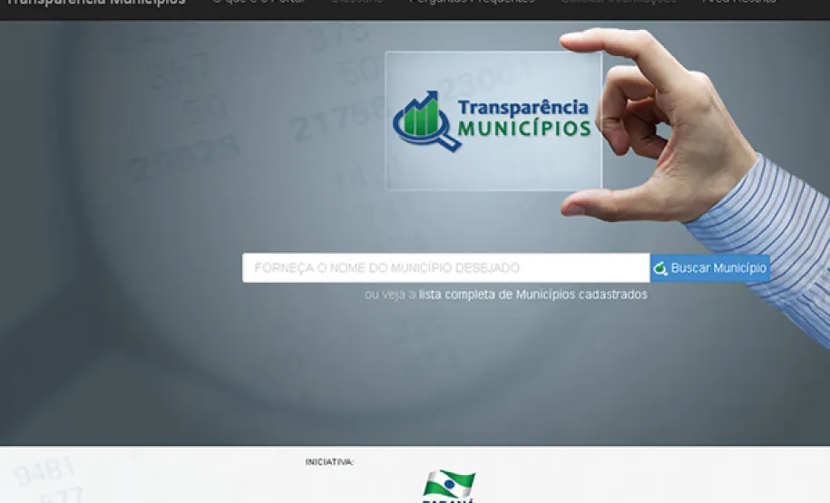 Parceria entre Celepar e Ministério Público viabiliza o Portal de Transparência para os Municípios