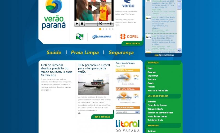 Celepar desenvolve novo site do Verão Paraná para plataformas móveis