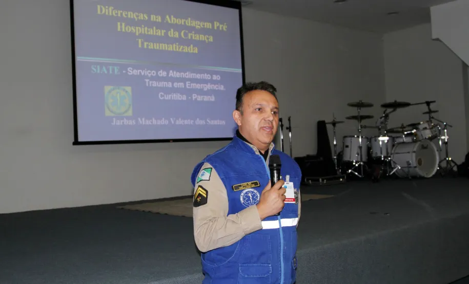 Palestra "Primeiros socorros para crianças e idosos", com o cabo Wellyngton